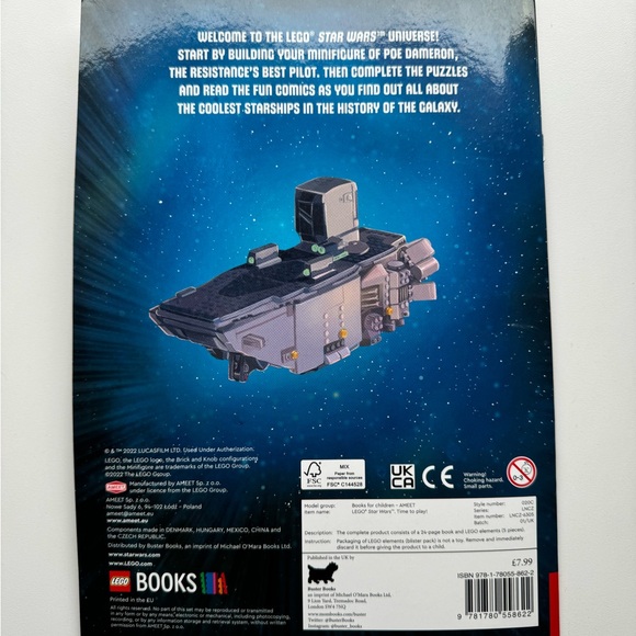 Lego Star Wars Time to Play with Poe Minifigure - Picture 2 of 3